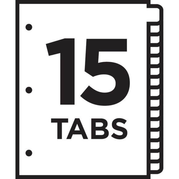 AVERY 11143 + 11131 Ready Index 15 Tab & 5 Tab Dividers - 1 Pack Each - NWT - Picture 4 of 14